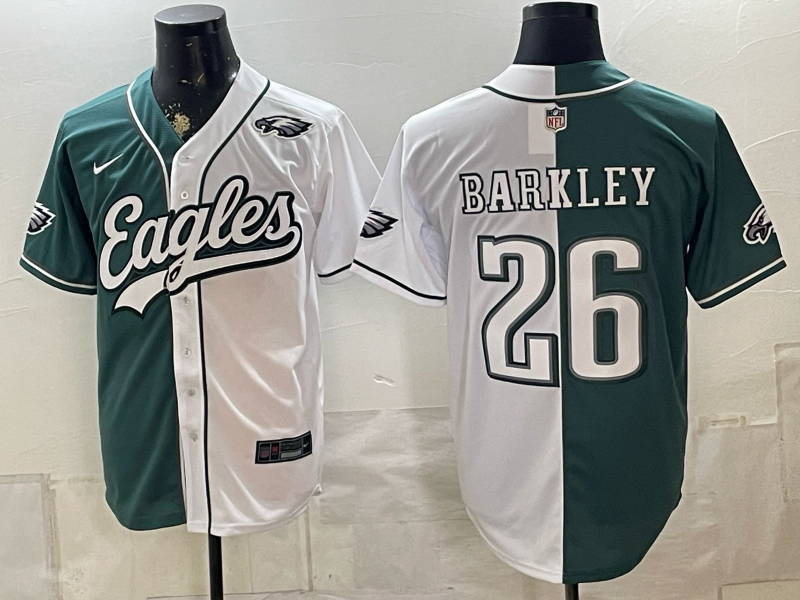 Men 2026 Philadelphia Eagles #26 Barkley white Nike Limited NFL Jersey 0812005->philadelphia eagles->NFL Jersey